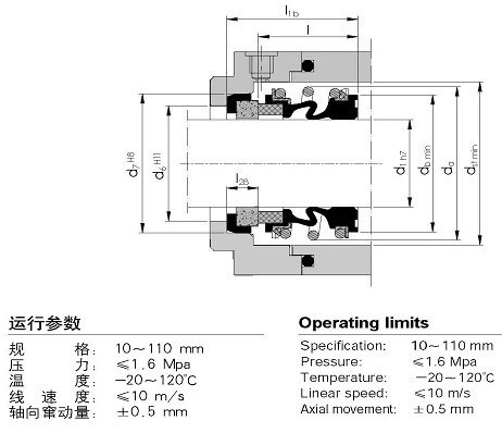 JEMG1（109）機(jī)械密封(圖1)